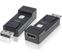 Techly Adattatore Convertitore da DisplayPort DP 1.2 a HDMI 4K 30Hz Nero
