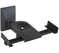 Techly Coppia Staffe Speakers a Parete fino a 25kg Nero