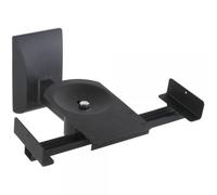 Techly Coppia Staffe Speakers a Parete fino a 25kg Nero