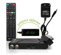 Techly Decoder Ricevitore Digitale Terrestre DVB-T/T2 H.265 HEVC 10bit USB HDMI