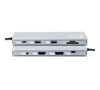 Techly Docking Station 10 in 1 USB-C™ USB HDMI DP Lettore SD/TF RJ45 2.5G/PD Hub