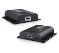 Techly Extender HDMI 360899 con IR su cavo Cat.6 fino a 120m Nero