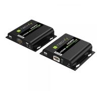 Techly Extender HDMI Over IP 621864 4K@30Hz su cavo Cat.6 fino a 120m Nero