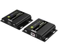 Techly Extender HDMI Over IP 4K@30Hz su Cavo Cat.6 fino a 120m