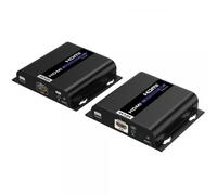 Techly Extender HDMI over IP con PoE IR 4K UHD su Cavo Cat.6 fino a 120m