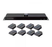 Techly Extender Splitter HDMI 1x8 con IR su Cavo Cat. 6 fino a 40m IDATA EX-HL81TY [IDATA EX-HL81TY]