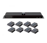 Techly Extender Splitter HDMI 1x8 con IR su Cavo Cat. 6 fino a 40m IDATA EX-HL81TY [IDATA EX-HL81TY]
