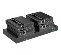 Techly Extender Splitter HDMI 4 vie su Cavo di Rete 70 metri PoC