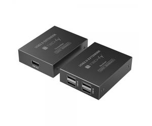 Techly Extender USB 2.0 High-Speed 4 porte su cavo Cat.6 150m
