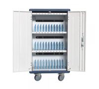 Techly Professional Carrello Stazione di Ricarica USB Ventilato per 30 Notebook/