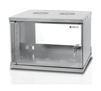 Techly Professional Armadio Rack 19'' a Muro 6U prof. 320 Grigio Assemblato