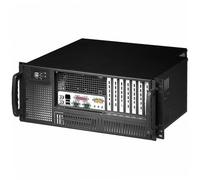 Techly Chassis Industriale Rack 19''/Desktop 4U Ultra Compatto Nero