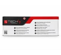 Techly Multipresa Professional da rack 19'' 12 posti VDE con interruttore