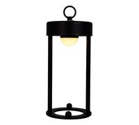 Techly Lampada da Tavolo LED Portatile in Ferro con Maniglia