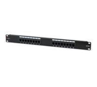 Techly Professional 022854 Pannello Patch UTP 16 Posti RJ45 Cat.5E Nero