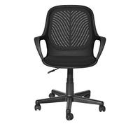 TECHLY ICA-CT MC08BK - Sedia per Ufficio con Schienale Basso Nero