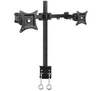 ICA-LCD-482-D - Supporto monitor 2x morsetto LCD 13'' - 27'', orizzontale