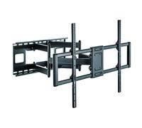 TECHLY - Staffa A Muro Slim Per Tv Led Lcd 60-120'' Nero - SPEDIZIONE GRATUITA