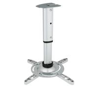 Techly Supporto a soffitto per proiettore ICA-PM-102S Estensibile 30-37 cm Silver