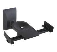 Techly Coppia Staffe Speakers a Parete fino a 25kg Nero