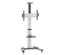 Techly ICA-TR15 Supporto TV mobile 37-70" fino a 50kg regolabile con 2 ripiani