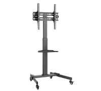 Techly ICA-TR21L carrello e supporto multimediale Nero Pannello piatto Carrello multimediale NEW