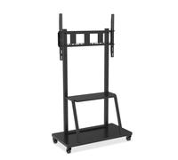 Techly ICA-TR30 Supporto TV mobile 55-100" fino a 150kg regolabile con 2 ripiani