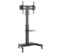 Techly ICA-TR35 Supporto TV mobile 32-65" fino a 35kg con ripiano AV regolabile