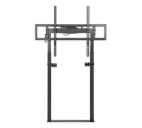 Techly Supporto TV Motorizzato 368659 a parete Altezza Regolabile per TV 55-100" Nero con Telecomando