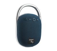 Techly ICASBL321BL Altoparlante Bluetooth 5.3, 5W TWS, LED USB MicroSD MP3 Blu