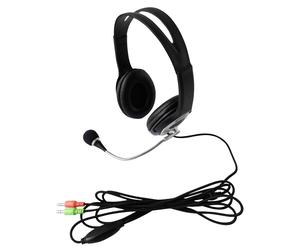 TECHLY ICC-SH-555TY CUFFIA STEREO CON MICROFONO E CONTROLLO VOLUME