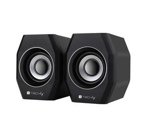 TECHLY ICC SP-320STY COPPIA CASSE USB 2.0 E JACK 3.5MM CON CONTROLLO VOLUME