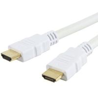 Techly Cavo HDMI™ High Speed con Ethernet A/A M/M 1 m Bianco
