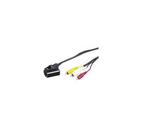 Cavo adattatore commutabile da SCART a RCA Goobay da 2 m nero