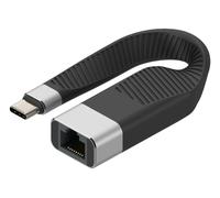 Techly Cavo Corto Piatto USB-C™ Maschio a RJ45 Femmina FPC 14,4 cm