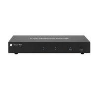 Techly IDATA DP-KVM2 Switch KVM 2x1 DisplayPort/USB 4K Dual-Video con USB 2.0