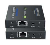 Techly IDATA EXT-565 Estensore HDMI 2.0 4K60Hz fino a 70m su Cat6 con IR