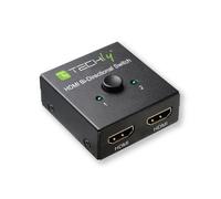Techly IDATA HDMI-22BI2 Interruttore HDMI 2.0 2x1/1x2 4K60Hz Bi-Direzionale