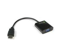 Techly IDATA-HDMI-VGA2 cavo e adattatore video VGA (D-Sub) Nero