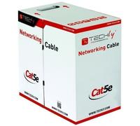 Techly Professional Matassa F/UTP Cavo Cat.5E CCA 305m Rigido da Esterno Nero