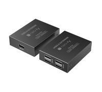 Techly IUSB-EXTEND1504P moltiplicatore AV Trasmettitore e ricevitore AV Nero