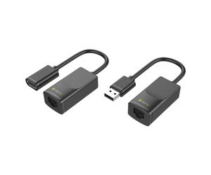 Techly IUSB-EXTENDTY2 Estensore USB fino a 60m su cavo di rete RJ45