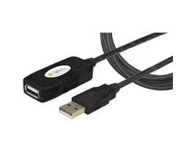 Techly Cavo Prolunga Attivo Extender USB Hi Speed Estensore di Segnale 10m Nero