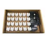 Techly Professional Kit 24 Frutti Cat.6 UTP 90° Keystone con Pinza Crimpatri