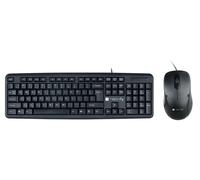 Techly Kit tastiera e mouse standard wired USB 2.0