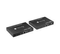 Techly KVM HDMI 4K@60Hz Extender Cavo Cat.6/6A/7 Point to Point Fino a 70m Nero