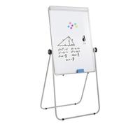 Techly Lavagna Magnetica Bifacciale Flipchart Portatile 70x100 cm con Supporto