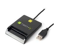 Techly 368260 Lettore di Smart Card USB Esterno Nero Nero