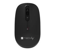 Techly Mouse Ottico Wireless 2.4 GHZ 3D 1000/1200/1600 Dpi Nero o Bianco