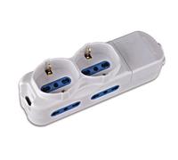 Techly Multipresa 4 Posti Italiana Bipasso / 2 Schuko